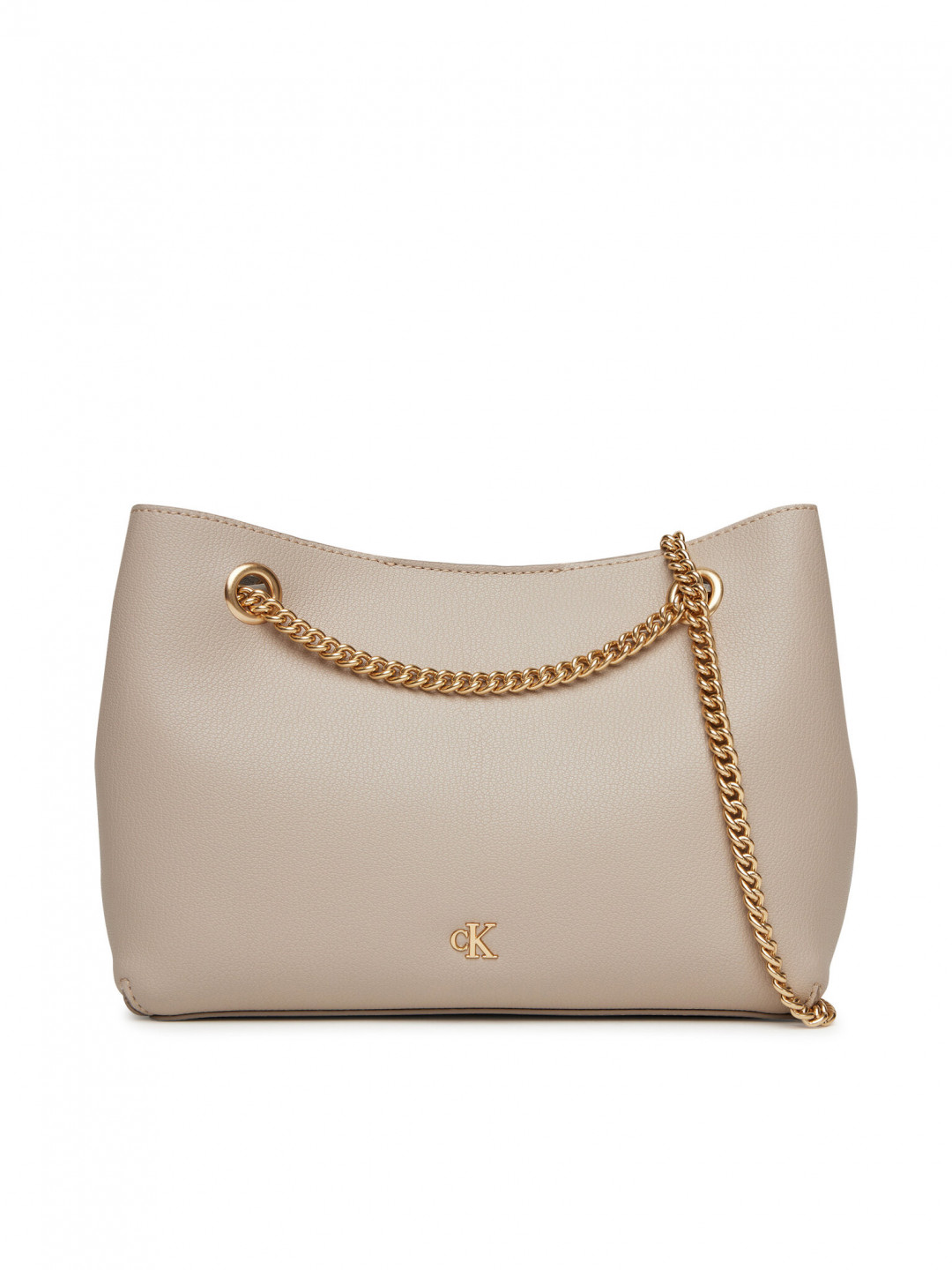 Calvin Klein Kabelka Minimal Monogram Shoulde LV04F3205G Béžová